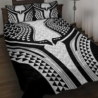Hawaiian Kakau Art Tattoos Aquaman Style Quilt Bed Set White Version - Wonder Print Shop
