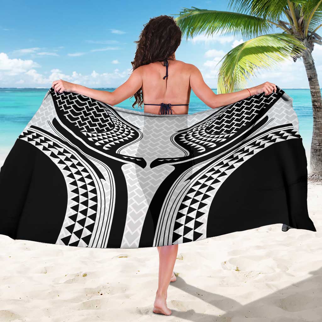 Hawaiian Kakau Art Tattoos Aquaman Style Sarong White Version - Wonder Print Shop