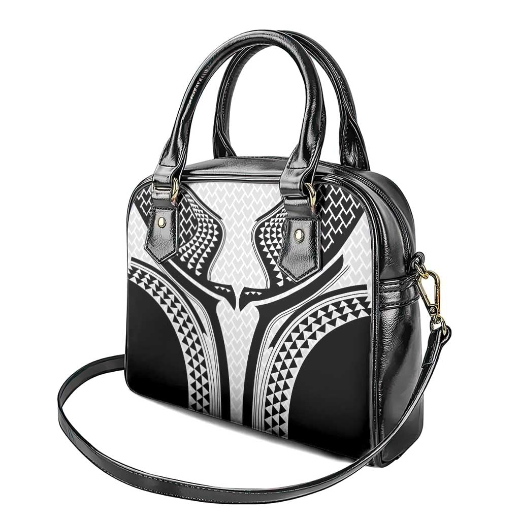 Hawaiian Kakau Art Tattoos Aquaman Style Shoulder Handbag White Version - Wonder Print Shop