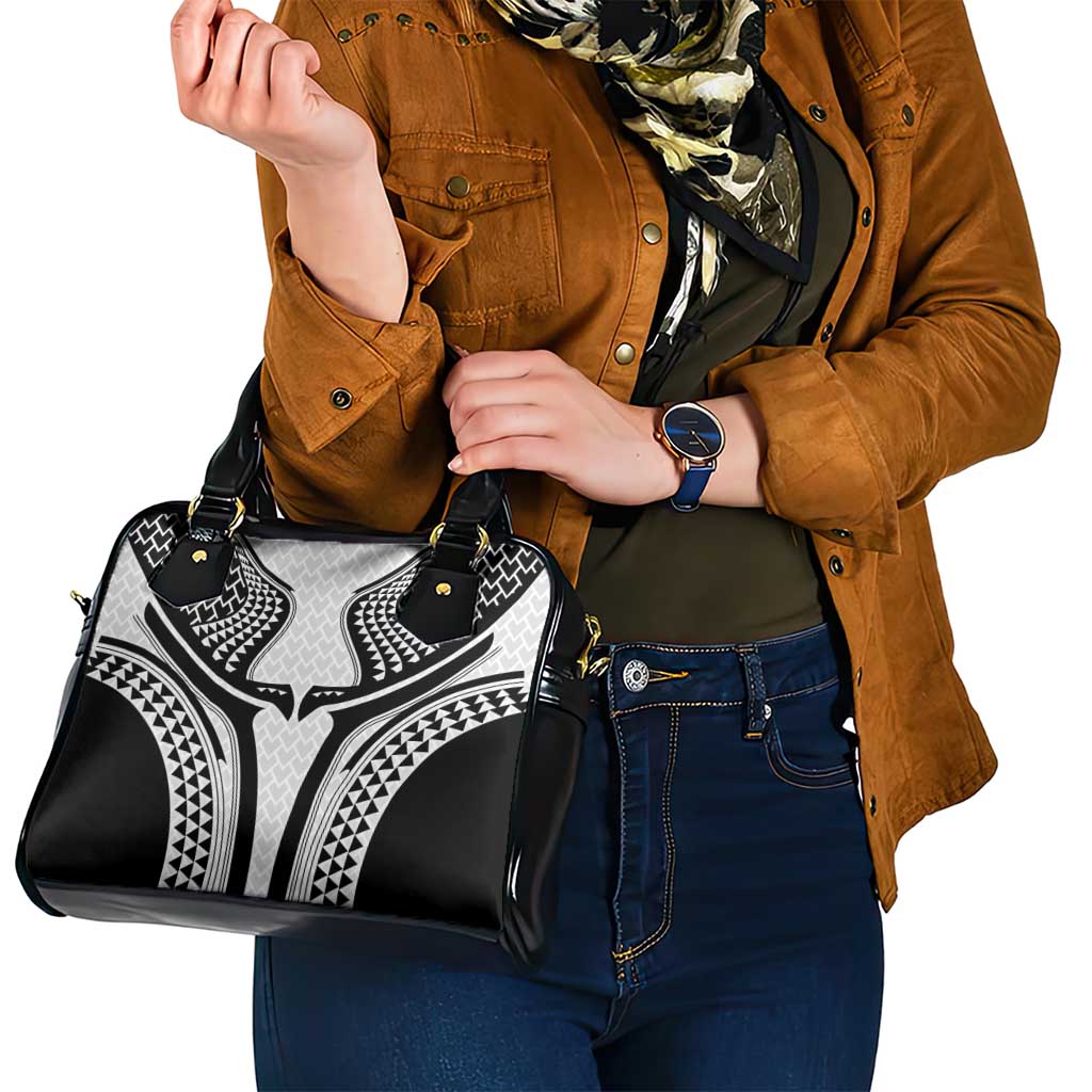 Hawaiian Kakau Art Tattoos Aquaman Style Shoulder Handbag White Version - Wonder Print Shop