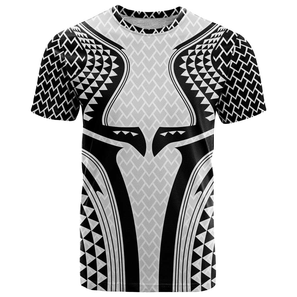 Hawaiian Kakau Art Tattoos Aquaman Style T Shirt White Version - Wonder Print Shop
