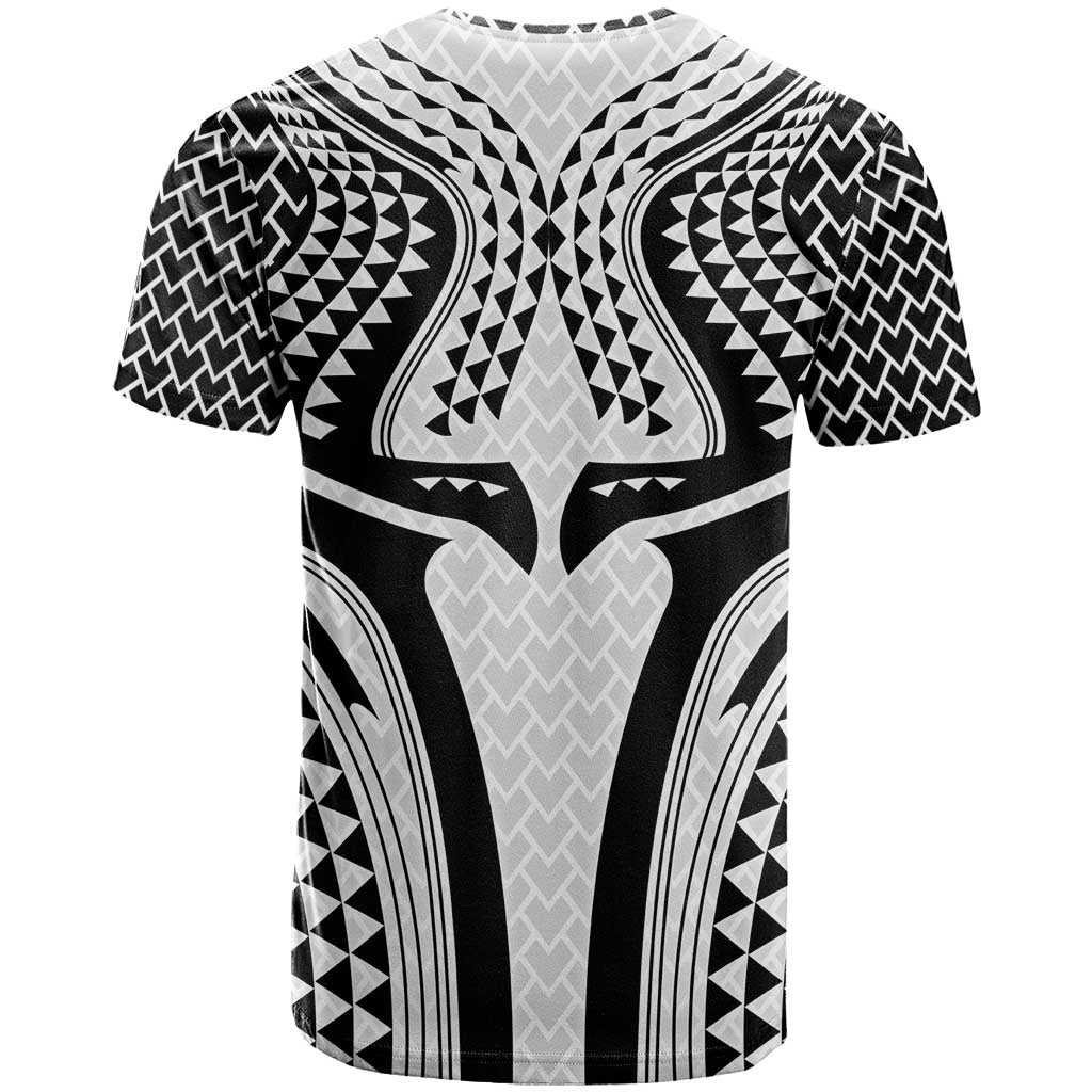 Hawaiian Kakau Art Tattoos Aquaman Style T Shirt White Version - Wonder Print Shop