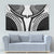 Hawaiian Kakau Art Tattoos Aquaman Style Tapestry White Version - Wonder Print Shop