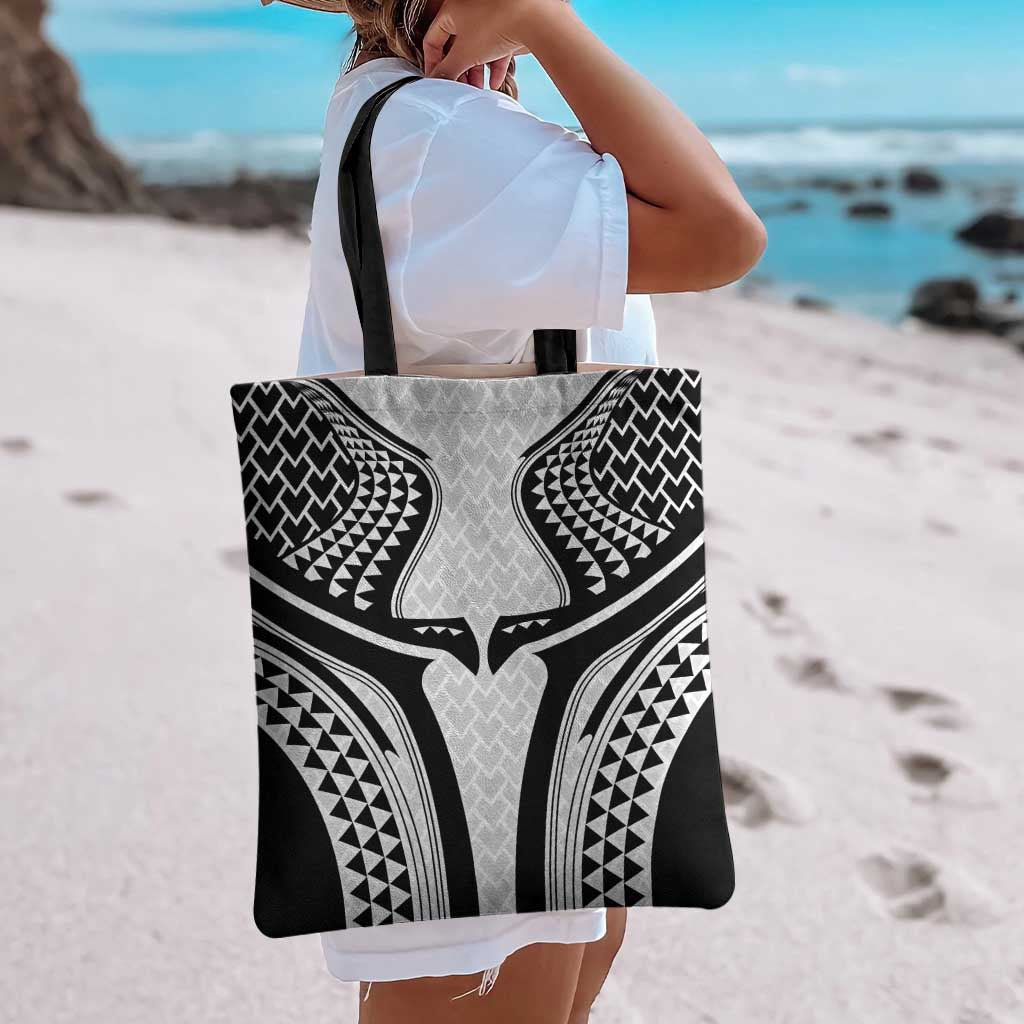 Hawaiian Kakau Art Tattoos Aquaman Style Tote Bag White Version - Wonder Print Shop