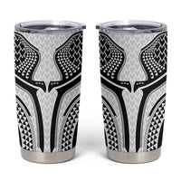 Hawaiian Kakau Art Tattoos Aquaman Style Tumbler Cup White Version - Wonder Print Shop