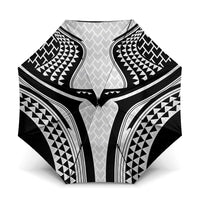 Hawaiian Kakau Art Tattoos Aquaman Style Umbrella White Version - Wonder Print Shop