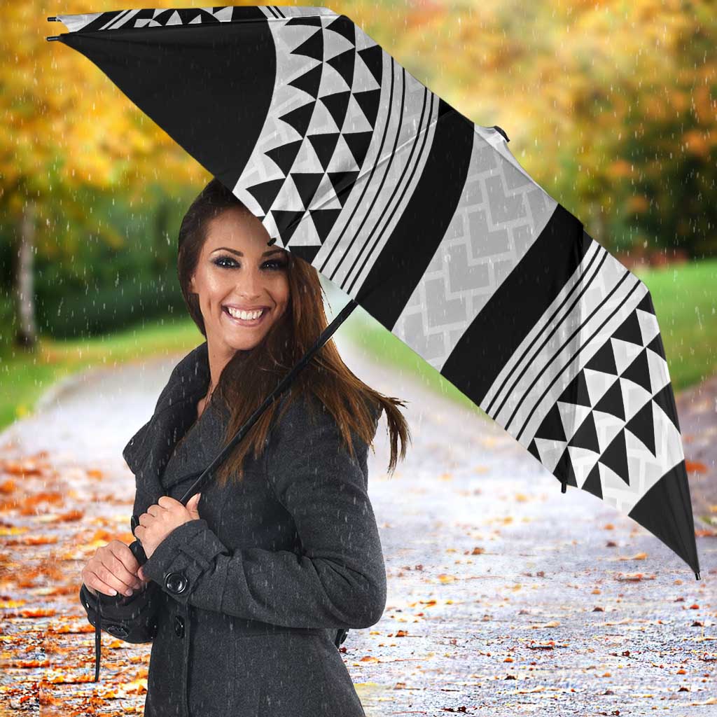 Hawaiian Kakau Art Tattoos Aquaman Style Umbrella White Version - Wonder Print Shop