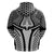 Hawaiian Kakau Art Tattoos Aquaman Style Zip Hoodie White Version - Wonder Print Shop