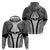 Hawaiian Kakau Art Tattoos Aquaman Style Zip Hoodie White Version - Wonder Print Shop