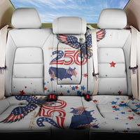 250 Years of American Freedom Back Car Seat Cover Flag Bald Eagle and Map