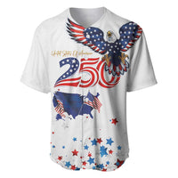 250 Years of American Freedom Baseball Jersey Flag Bald Eagle and Map