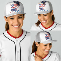 250 Years of American Freedom Baseball Net Cap Flag Bald Eagle and Map