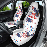 250 Years of American Freedom Car Seat Cover Flag Bald Eagle and Map