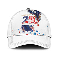 250 Years of American Freedom Classic Cap Flag Bald Eagle and Map