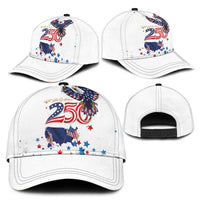 250 Years of American Freedom Classic Cap Flag Bald Eagle and Map