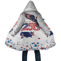 250 Years of American Freedom Cloak Flag Bald Eagle and Map