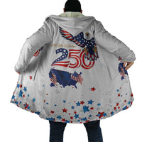 250 Years of American Freedom Cloak Flag Bald Eagle and Map