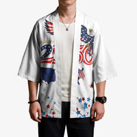 250 Years of American Freedom Kimono Flag Bald Eagle and Map