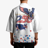 250 Years of American Freedom Kimono Flag Bald Eagle and Map