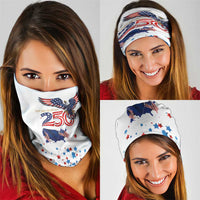 250 Years of American Freedom Neck Gaiter Flag Bald Eagle and Map