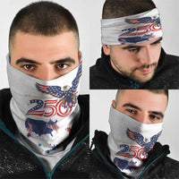 250 Years of American Freedom Neck Gaiter Flag Bald Eagle and Map