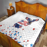 250 Years of American Freedom Quilt Flag Bald Eagle and Map