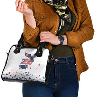 250 Years of American Freedom Shoulder Handbag Flag Bald Eagle and Map