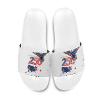 250 Years of American Freedom Slide Sandals Flag Bald Eagle and Map