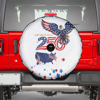 250 Years of American Freedom Spare Tire Cover Flag Bald Eagle and Map