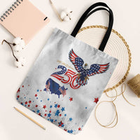 250 Years of American Freedom Tote Bag Flag Bald Eagle and Map