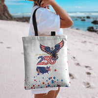 250 Years of American Freedom Tote Bag Flag Bald Eagle and Map