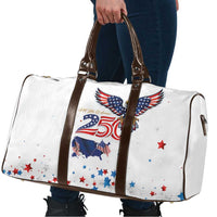 250 Years of American Freedom Travel Bag Flag Bald Eagle and Map