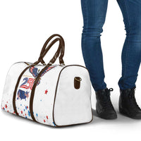 250 Years of American Freedom Travel Bag Flag Bald Eagle and Map