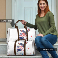 250 Years of American Freedom Travel Bag Flag Bald Eagle and Map
