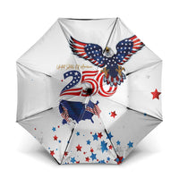 250 Years of American Freedom Umbrella Flag Bald Eagle and Map