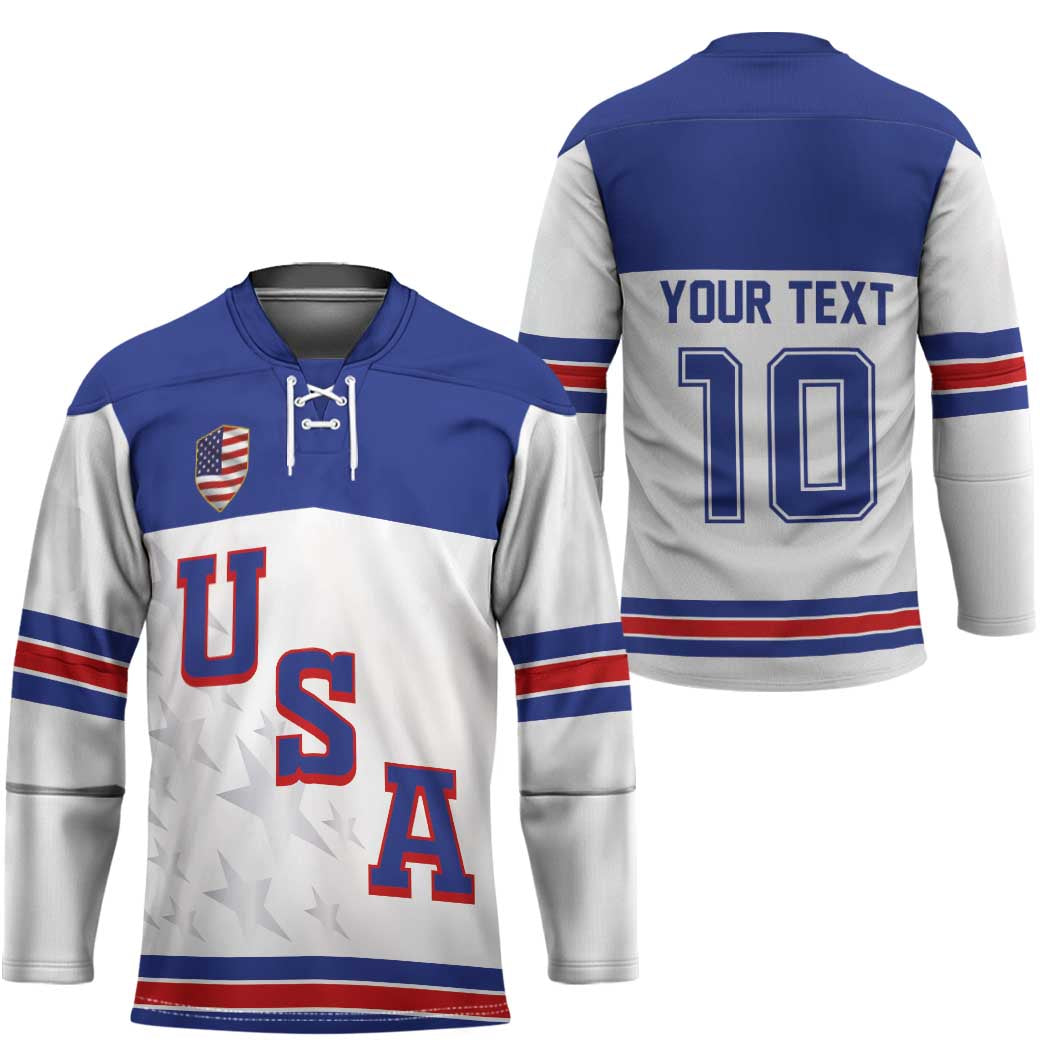 USA Ice Hockey Custom Hockey Jersey Sporty Style