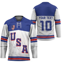 USA Ice Hockey Custom Hockey Jersey Sporty Style