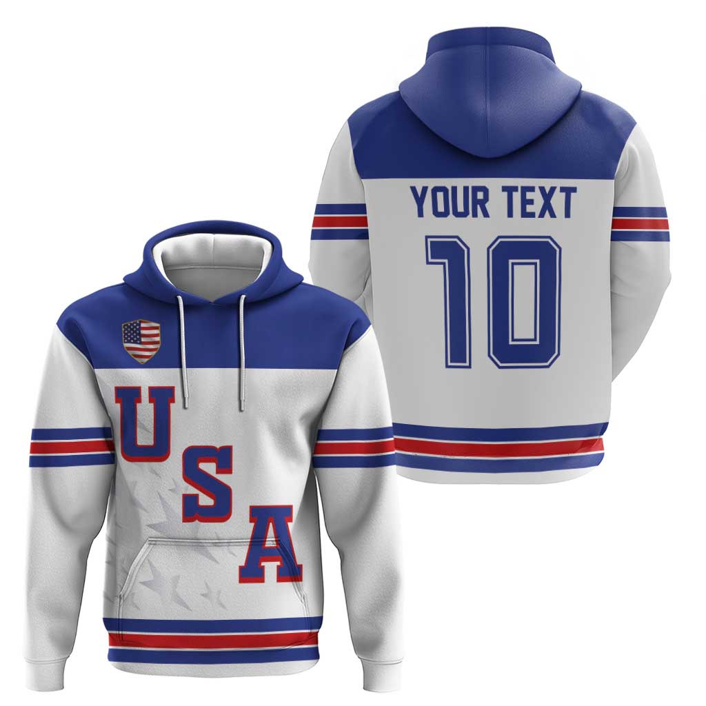 USA Ice Hockey Custom Hoodie Sporty Style