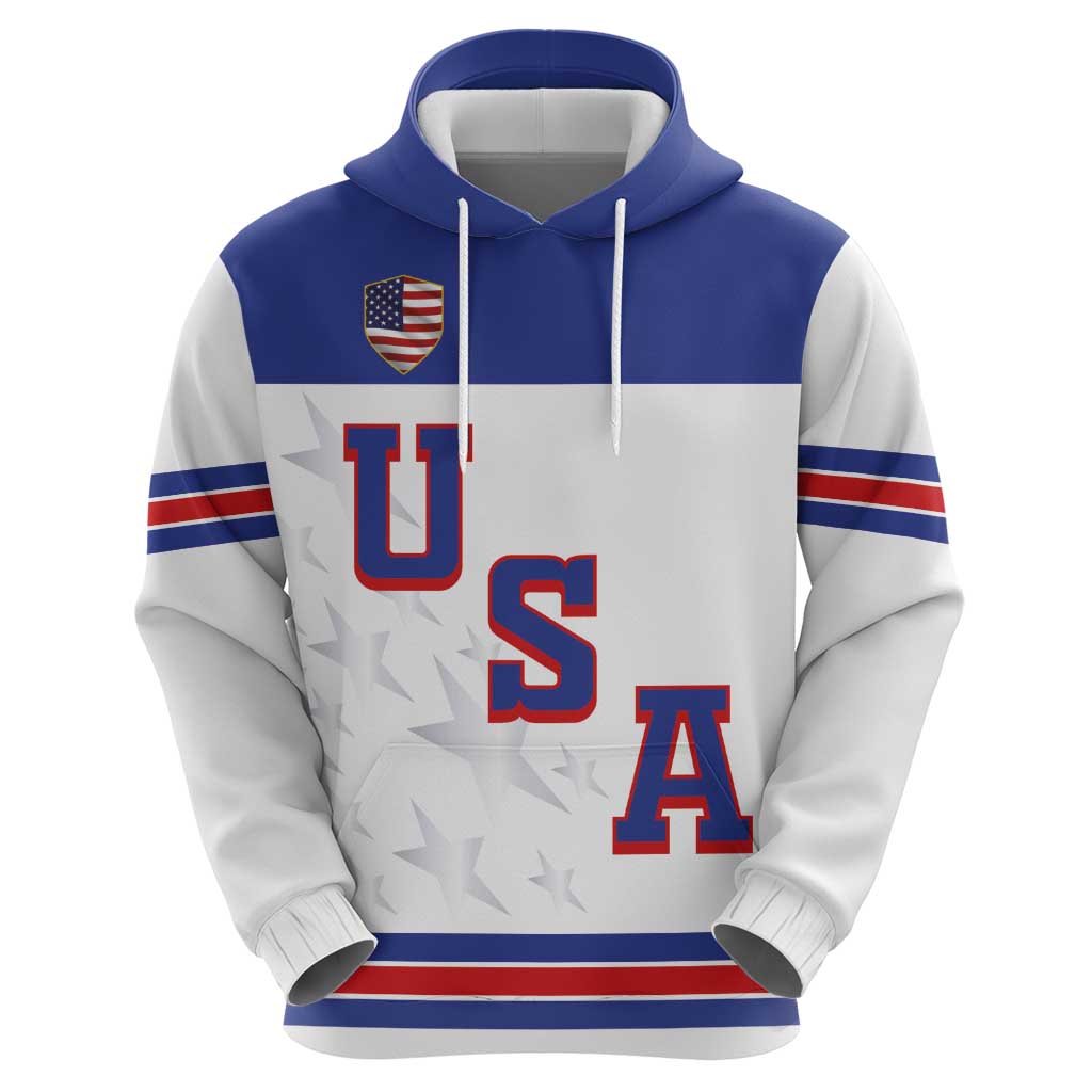 USA Ice Hockey Custom Hoodie Sporty Style