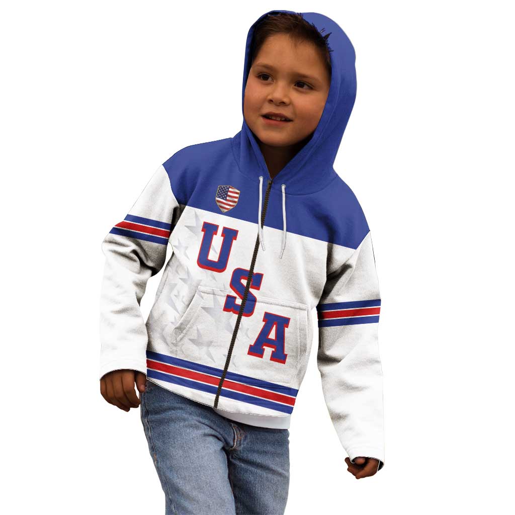 USA Ice Hockey Custom Kid Hoodie Sporty Style
