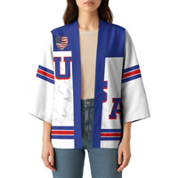 USA Ice Hockey Custom Kimono Sporty Style