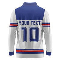 USA Ice Hockey Custom Long Sleeve Polo Shirt Sporty Style