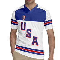 USA Ice Hockey Custom Rugby Jersey Sporty Style