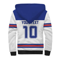 USA Ice Hockey Custom Sherpa Hoodie Sporty Style