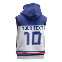 USA Ice Hockey Custom Sleeveless Hoodie Sporty Style