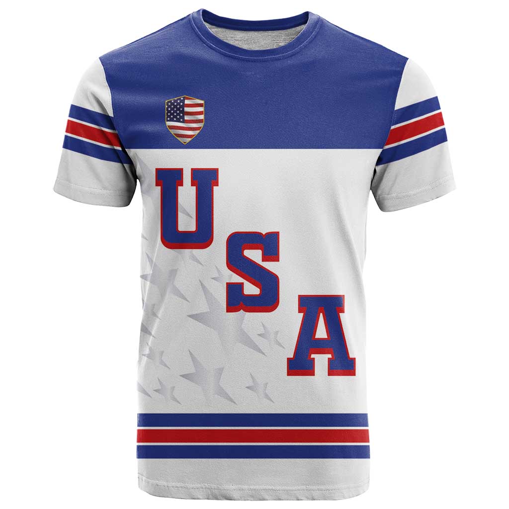 USA Ice Hockey Custom T Shirt Sporty Style