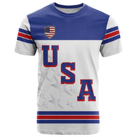 USA Ice Hockey Custom T Shirt Sporty Style