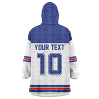 USA Ice Hockey Custom Wearable Blanket Hoodie Sporty Style