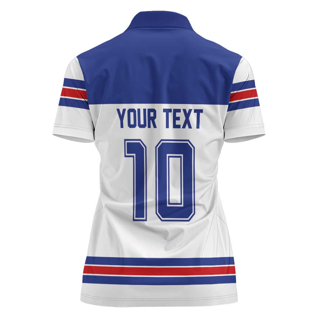 USA Ice Hockey Custom Women Polo Shirt Sporty Style