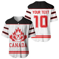 Canada Ice Hockey Custom Baseball Jersey Maple Leaves Sport